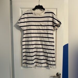 Madewell Striped TShirt Dress. Size M.